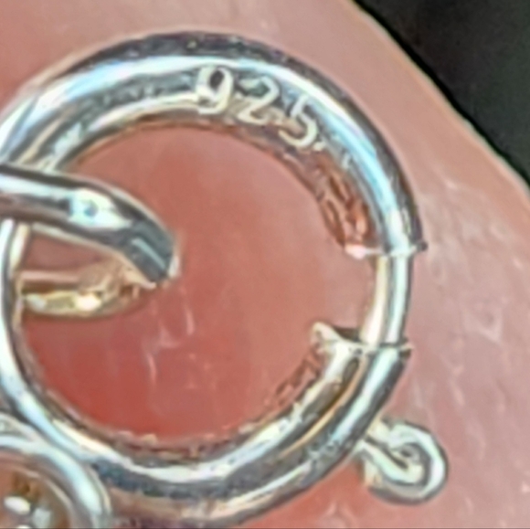 Sterling Chain and Curved Tube Necklace - Picture 6 of 9